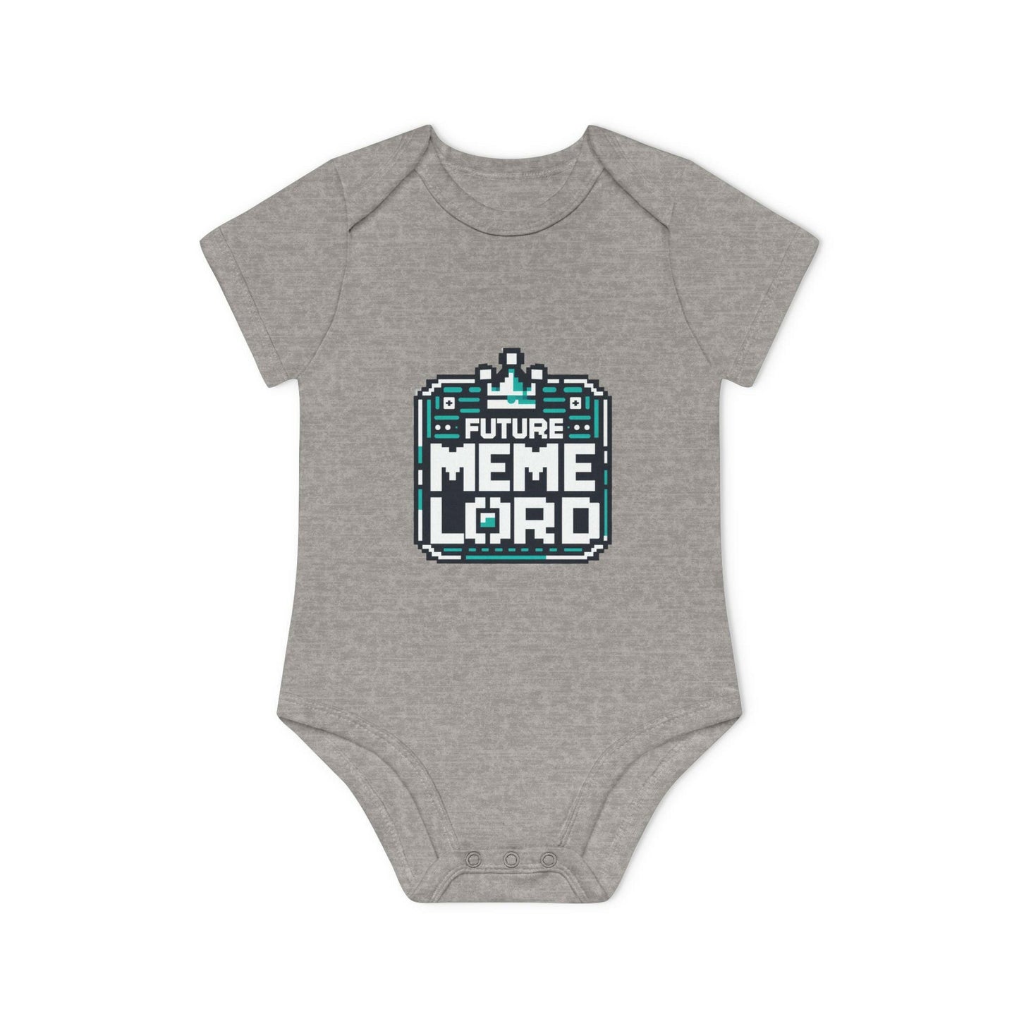 Future Meme Lord Baby Bodysuit - Organic Cotton Short Sleeve Onesie