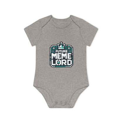 Future Meme Lord Baby Bodysuit - Organic Cotton Short Sleeve Onesie