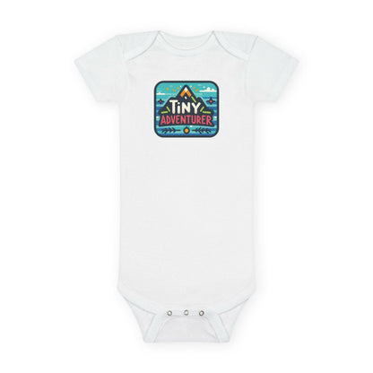 Premium organic baby onesie made with soft, eco-friendly materials for safe and comfortable infant wear.