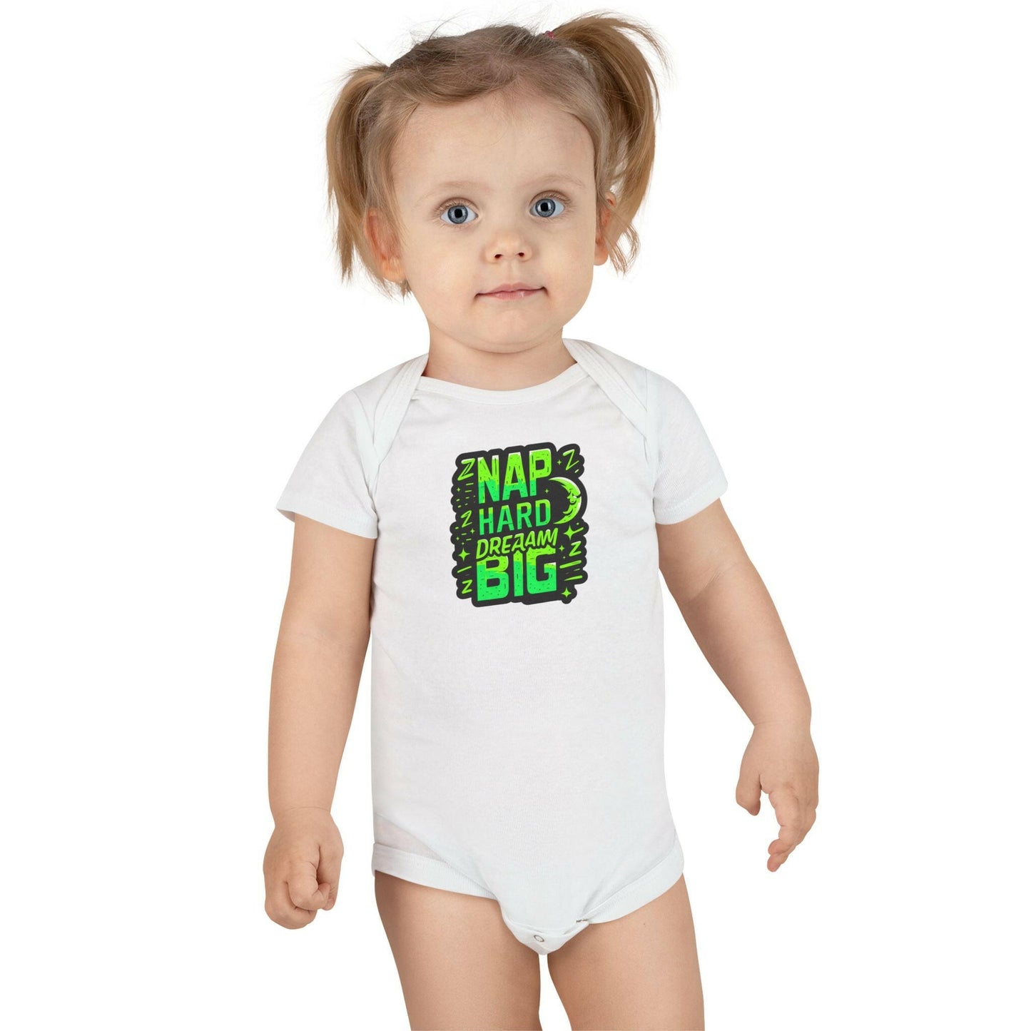 Organic 'Nap Hard, Dream Big' Onesie | LittleEcoNest