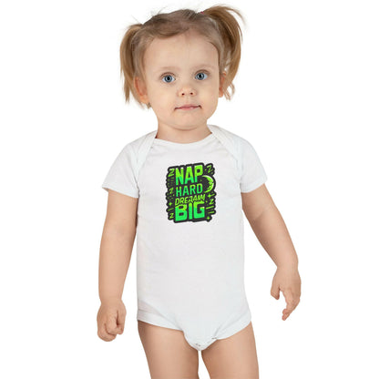 Organic 'Nap Hard, Dream Big' Onesie | LittleEcoNest
