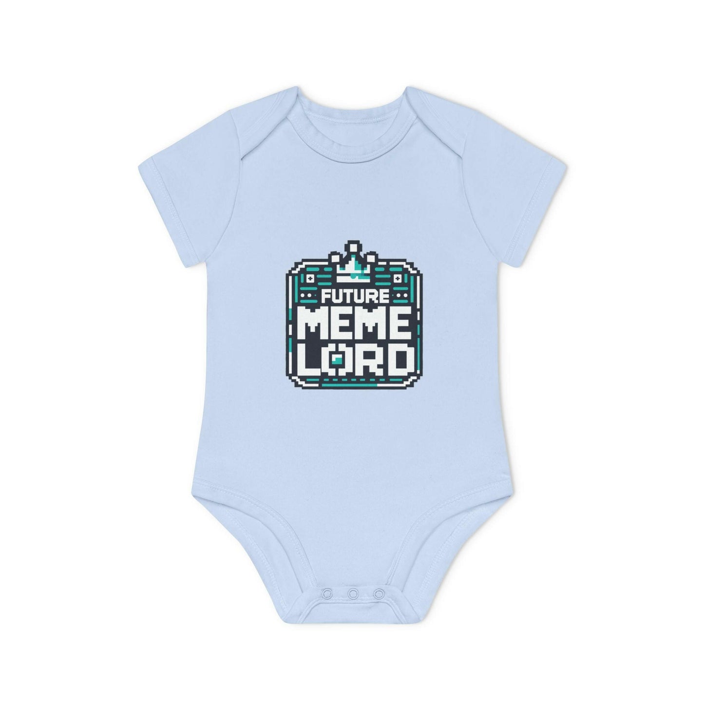 Future Meme Lord Baby Bodysuit - Organic Cotton Short Sleeve Onesie