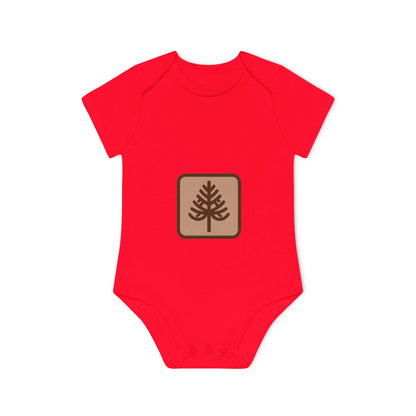 Custom Baby Organic Bodysuit with Tree Design | LittleEcoNest