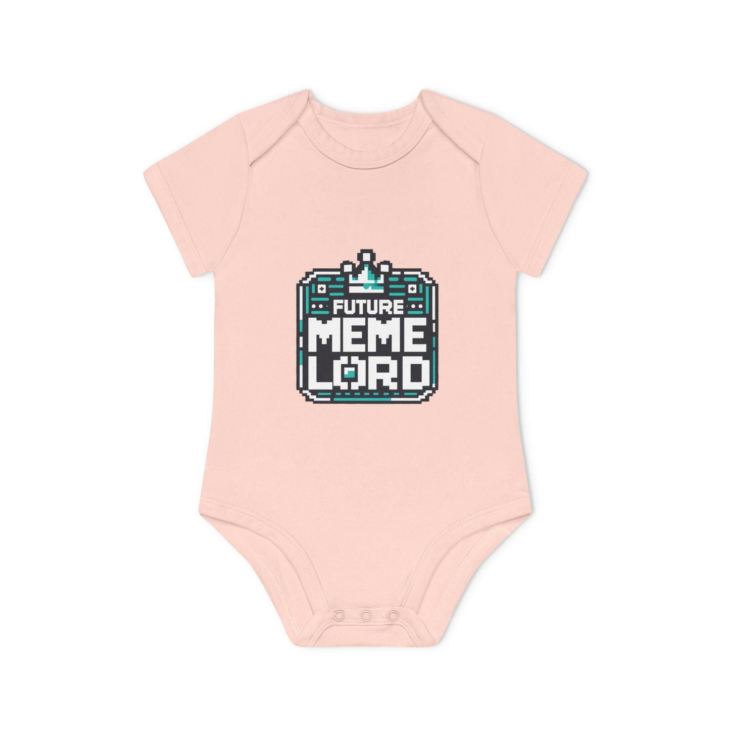 Future Meme Lord Baby Bodysuit - Organic Cotton Short Sleeve Onesie
