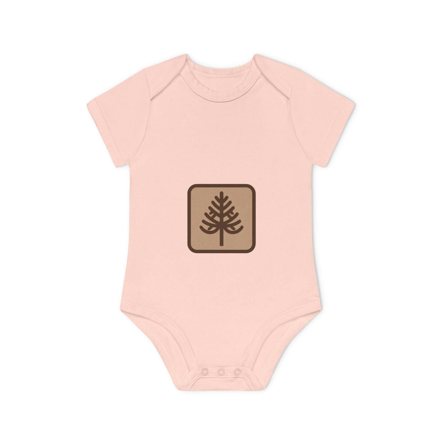 Custom Baby Organic Bodysuit with Tree Design | LittleEcoNest