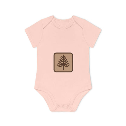 Custom Baby Organic Bodysuit with Tree Design | LittleEcoNest
