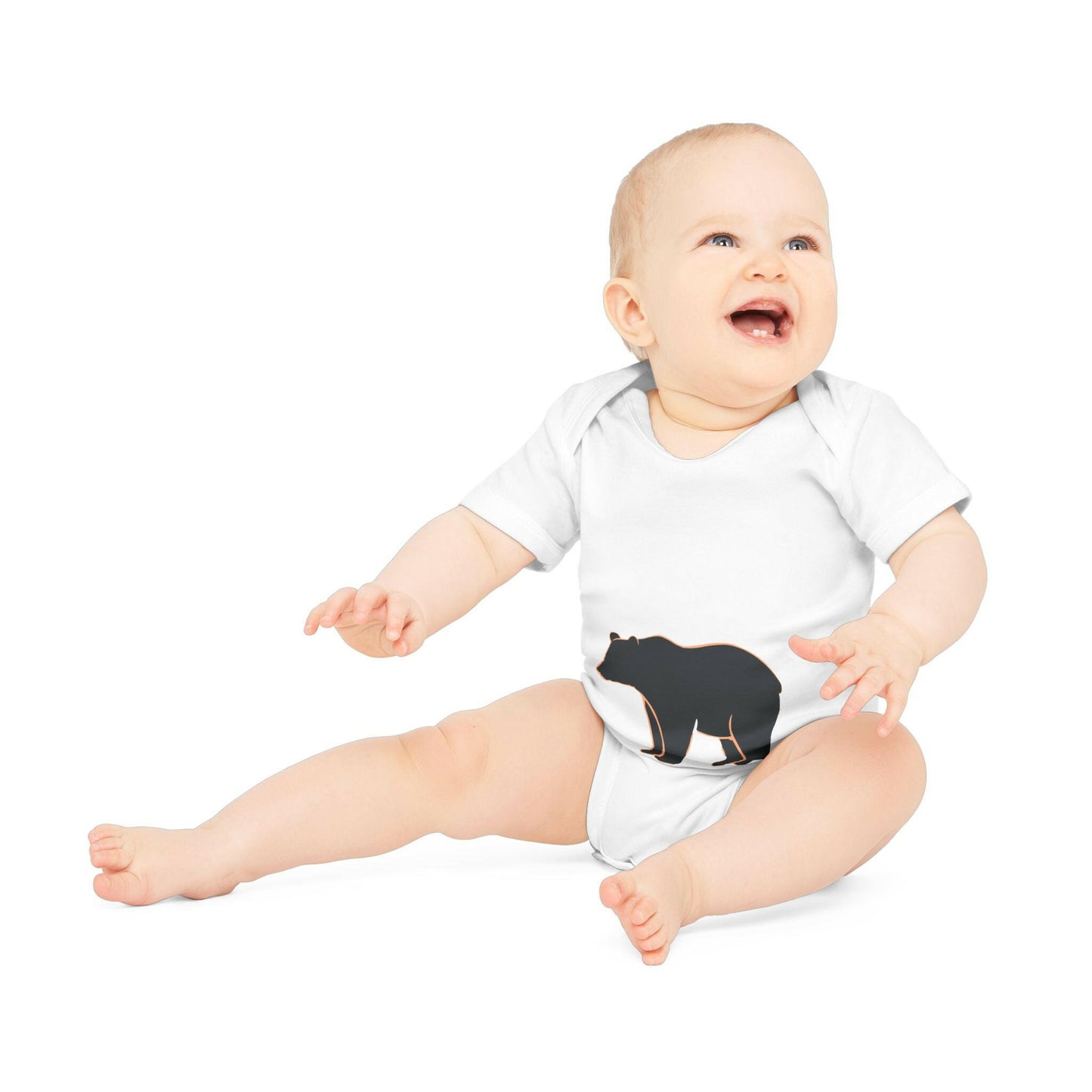 Personalized Baby Bear Bodysuit | LittleEcoNest
