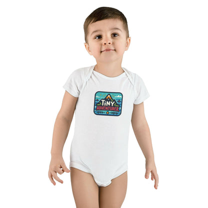 Premium organic baby onesie made with soft, eco-friendly materials for safe and comfortable infant wear.
