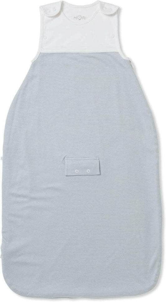 Baby Unisex Premium Sleep Sack in Blue Stripe for Toddlers - 0.5 Tog Sleeping Bag - Suitable from 8.8Lbs to 2 Years